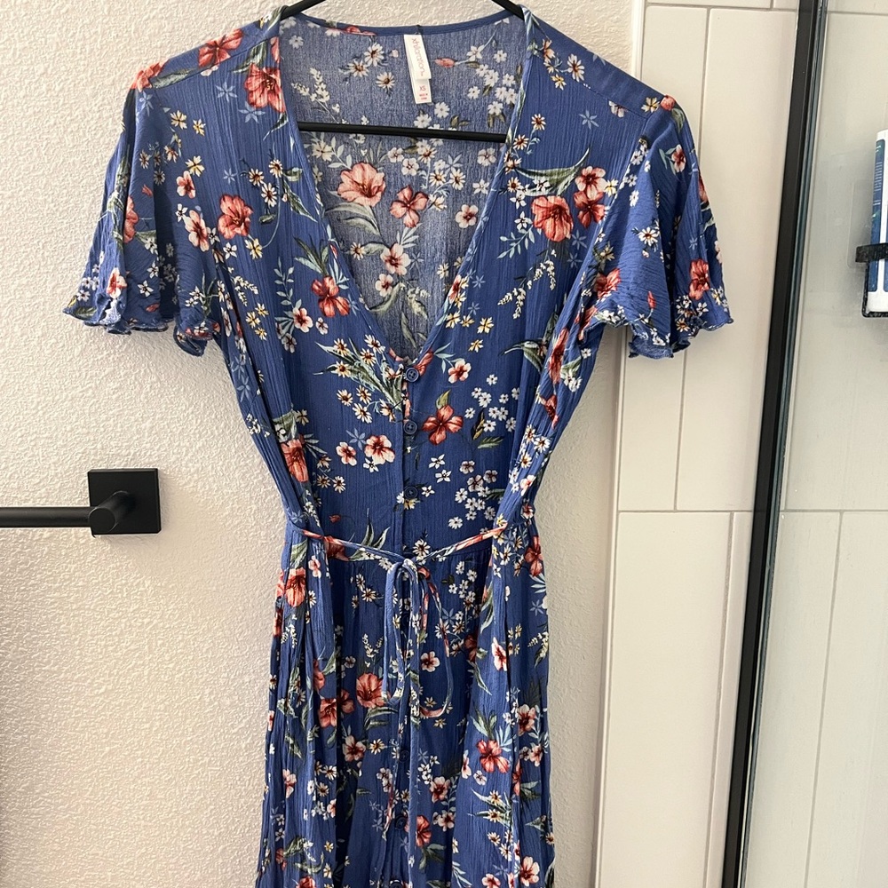Floral Button Up Dress